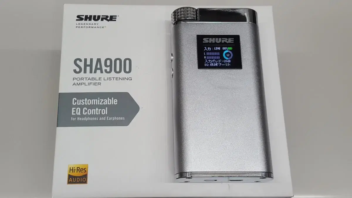 [새제품] Shure 포터블앰프 SHA900